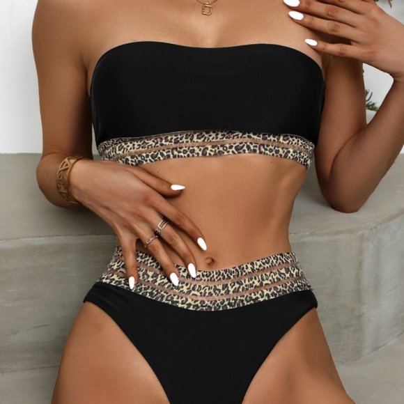 Other - Mesh Insert Bandeau Bikini